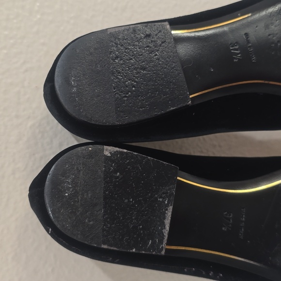 ❤️ SAINT LAURENT VELVET HEART LOAFER FLATS - Picture 14 of 15